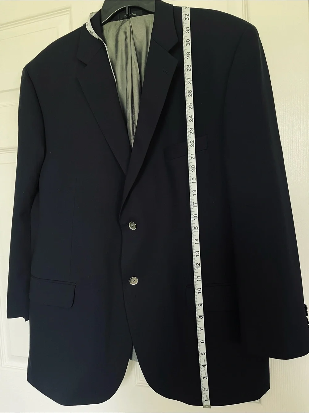 Calvin Klein Classic Men's Navy Two-Button Sports Blazer